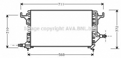 AVA QUALITY COOLING cn5069 -  Конденсатор, кондиционер